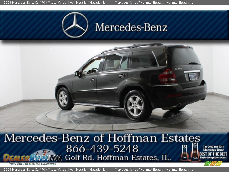 2008 Mercedes-Benz GL 450 4Matic Verde Brook Metallic / Macadamia Photo #5