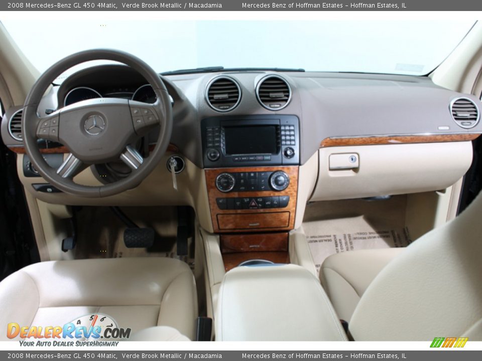 2008 Mercedes-Benz GL 450 4Matic Verde Brook Metallic / Macadamia Photo #6