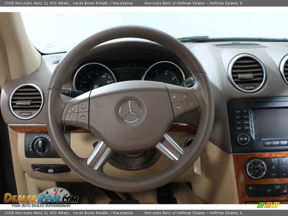 2008 Mercedes-Benz GL 450 4Matic Steering Wheel Photo #7