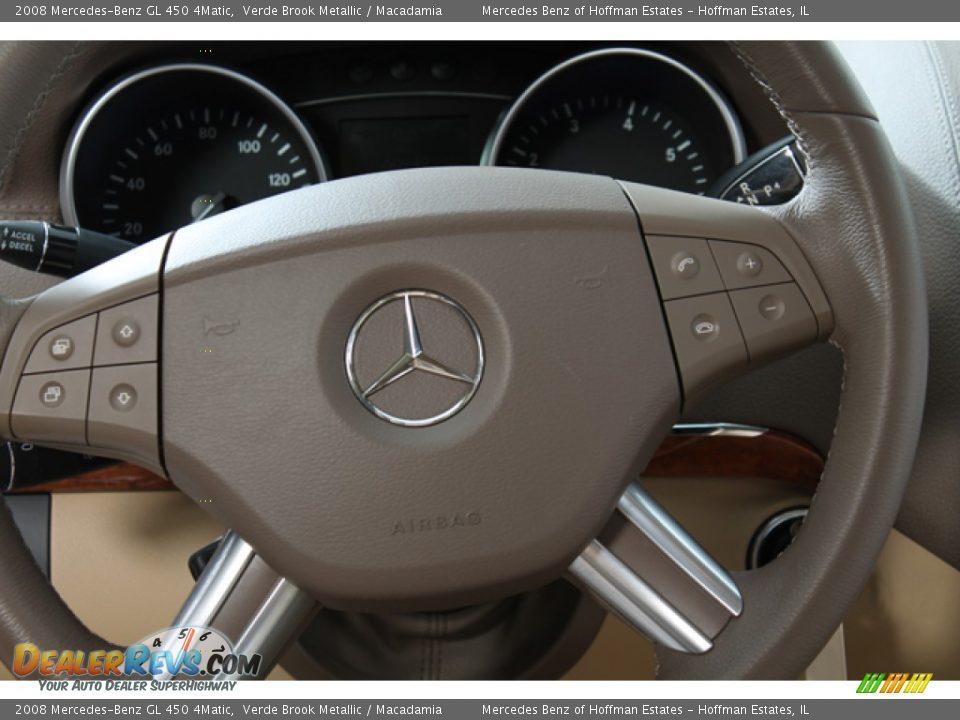 2008 Mercedes-Benz GL 450 4Matic Verde Brook Metallic / Macadamia Photo #8
