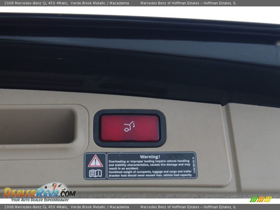 2008 Mercedes-Benz GL 450 4Matic Verde Brook Metallic / Macadamia Photo #21