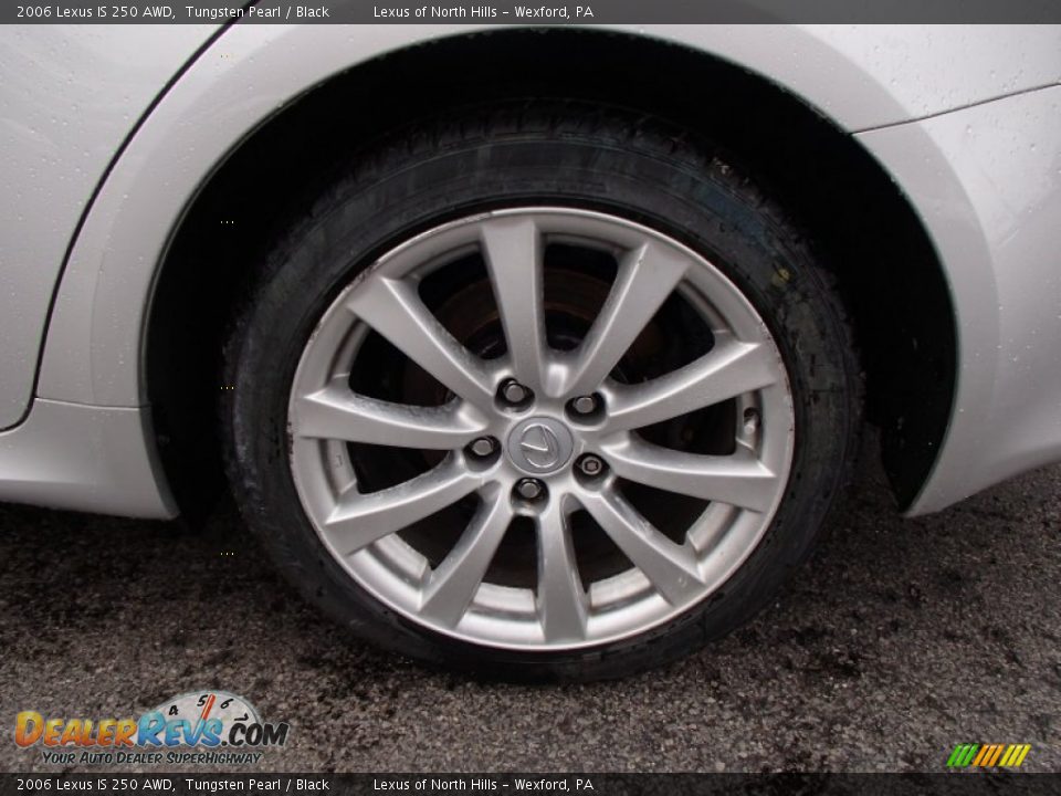 2006 Lexus IS 250 AWD Tungsten Pearl / Black Photo #8