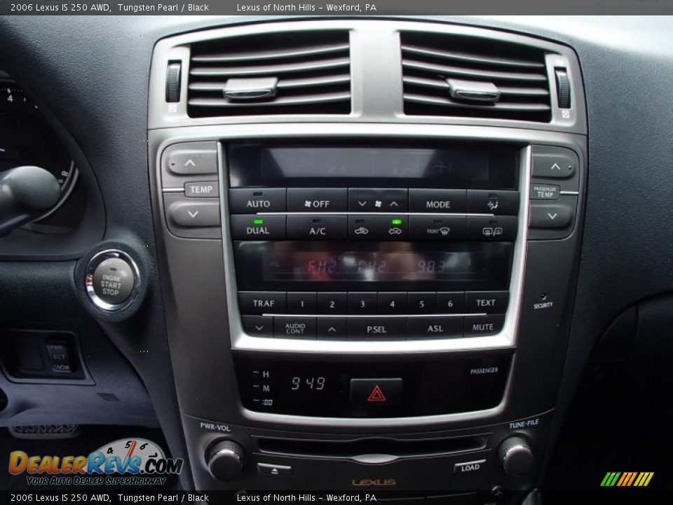 2006 Lexus IS 250 AWD Tungsten Pearl / Black Photo #15