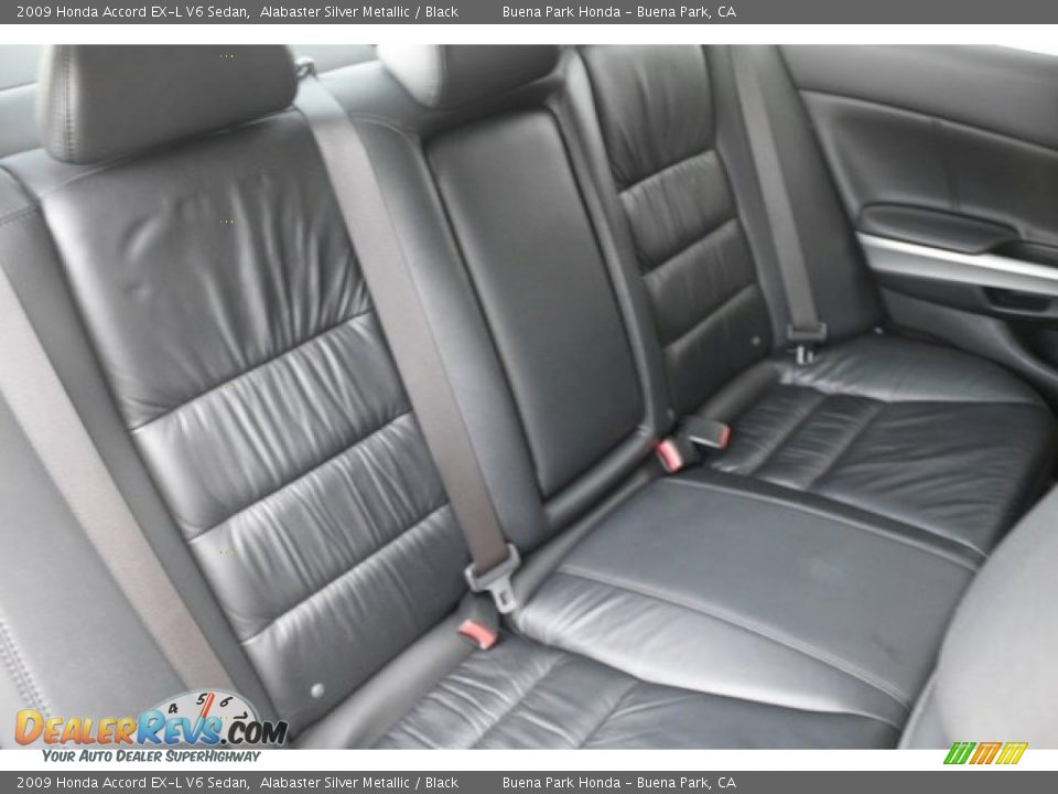 2009 Honda Accord EX-L V6 Sedan Alabaster Silver Metallic / Black Photo #20