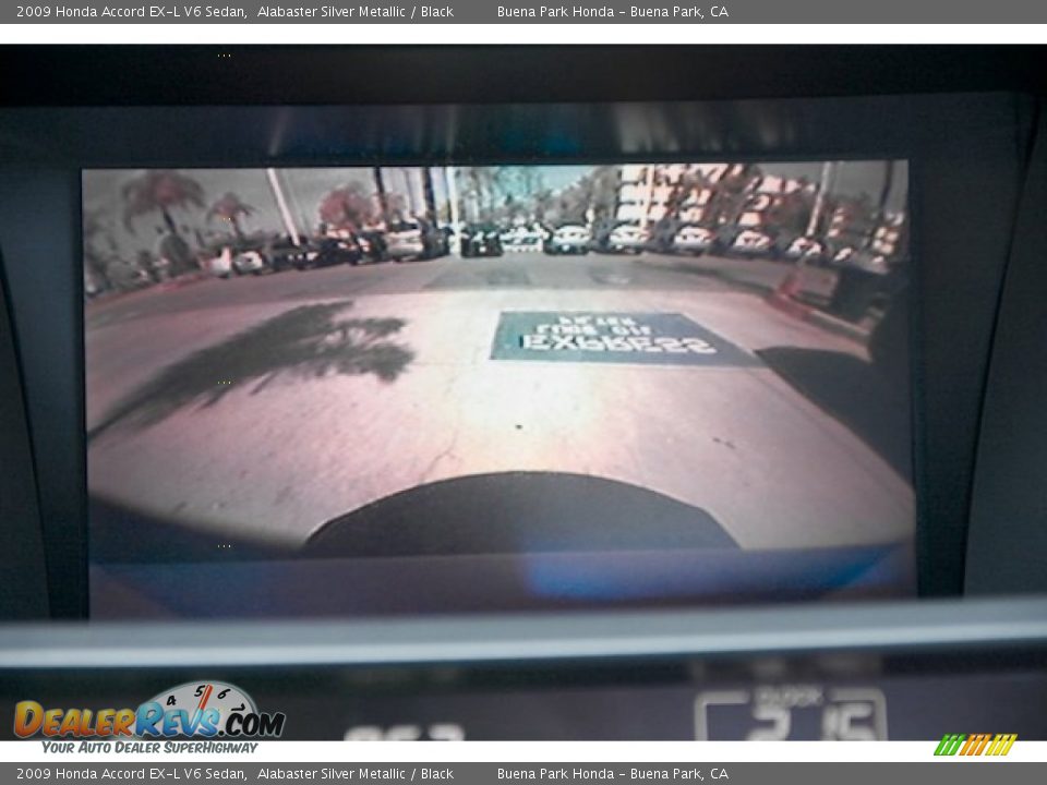 2009 Honda Accord EX-L V6 Sedan Alabaster Silver Metallic / Black Photo #26