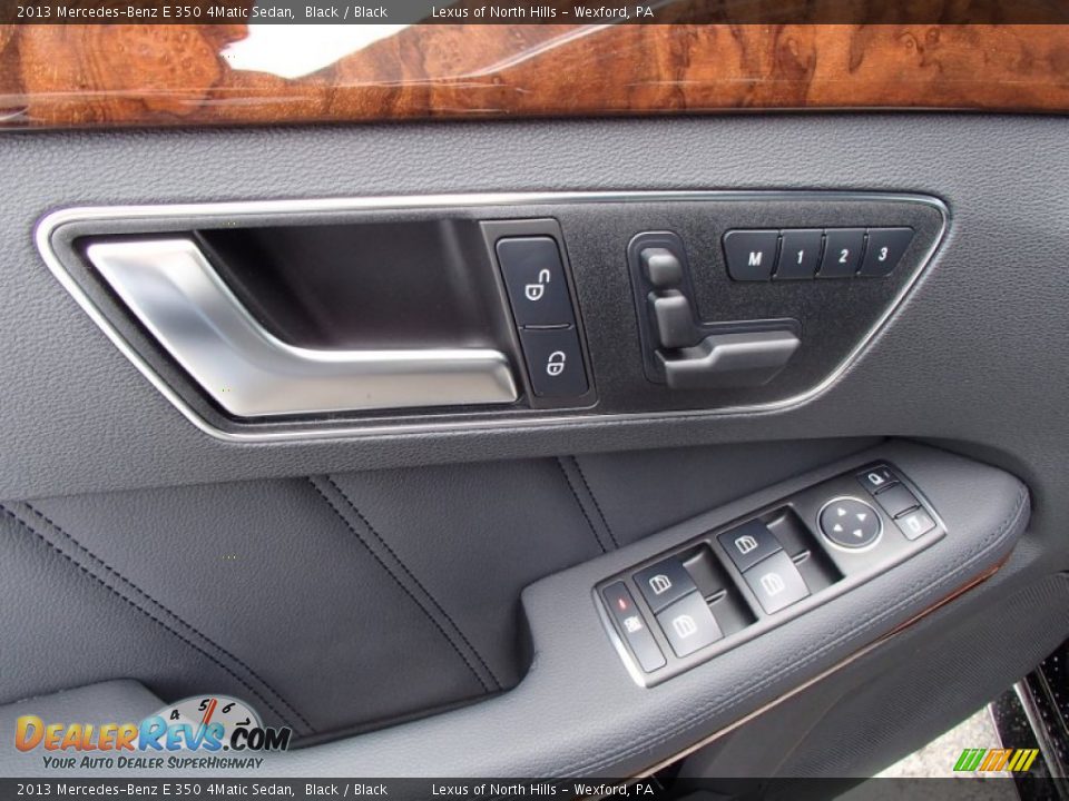 2013 Mercedes-Benz E 350 4Matic Sedan Black / Black Photo #12