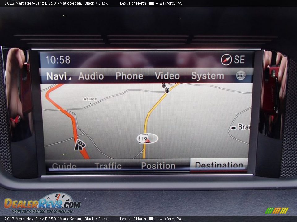2013 Mercedes-Benz E 350 4Matic Sedan Black / Black Photo #14