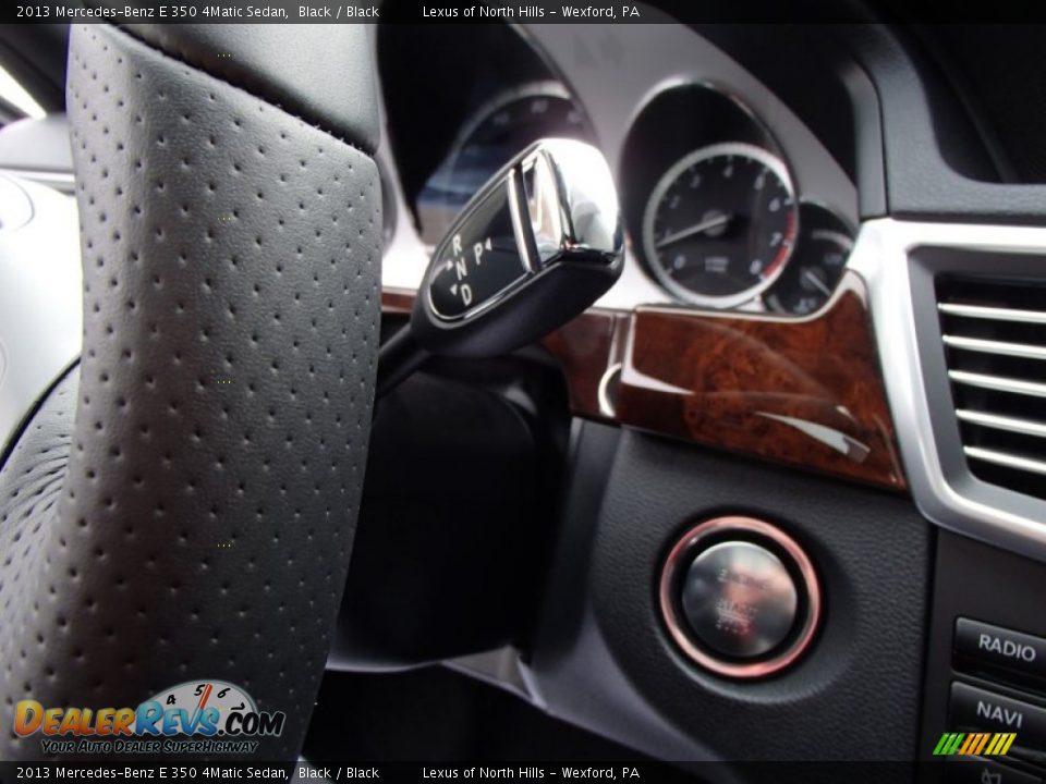 2013 Mercedes-Benz E 350 4Matic Sedan Black / Black Photo #18