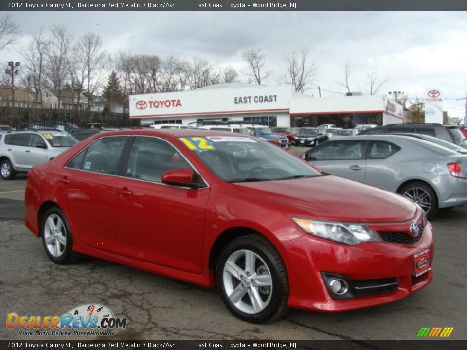 2012 Toyota Camry SE Barcelona Red Metallic / Black/Ash Photo #1
