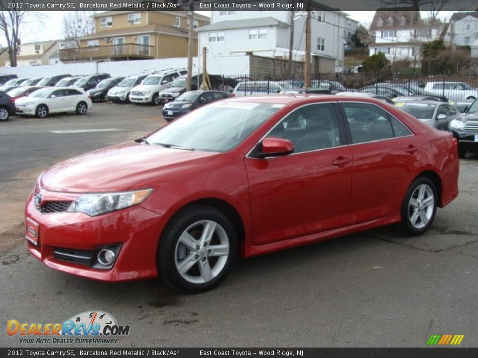 2012 Toyota Camry SE Barcelona Red Metallic / Black/Ash Photo #3
