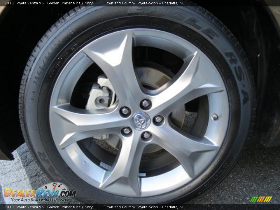 2010 Toyota Venza V6 Golden Umber Mica / Ivory Photo #4
