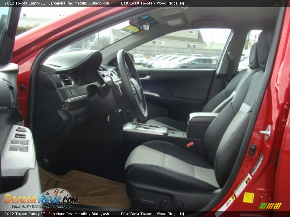 2012 Toyota Camry SE Barcelona Red Metallic / Black/Ash Photo #7