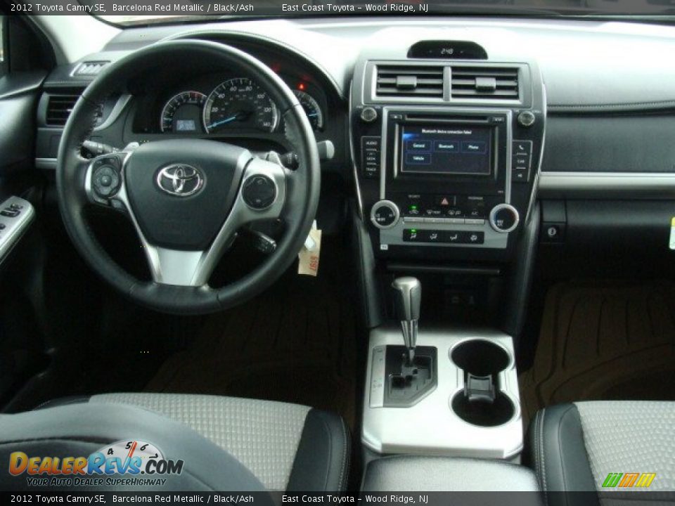 2012 Toyota Camry SE Barcelona Red Metallic / Black/Ash Photo #9