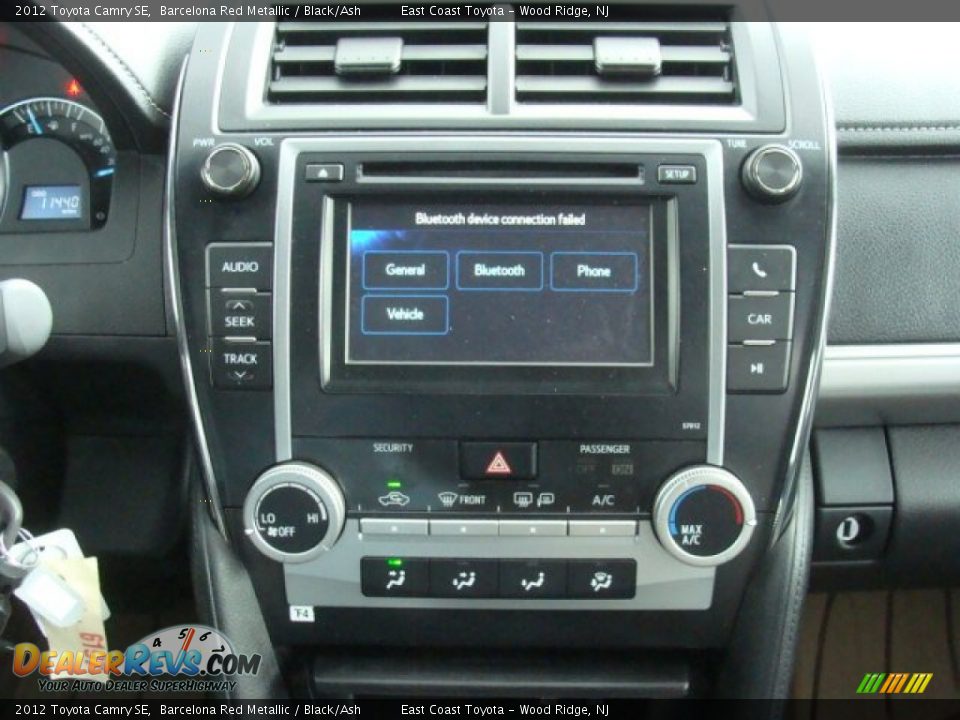 2012 Toyota Camry SE Barcelona Red Metallic / Black/Ash Photo #11