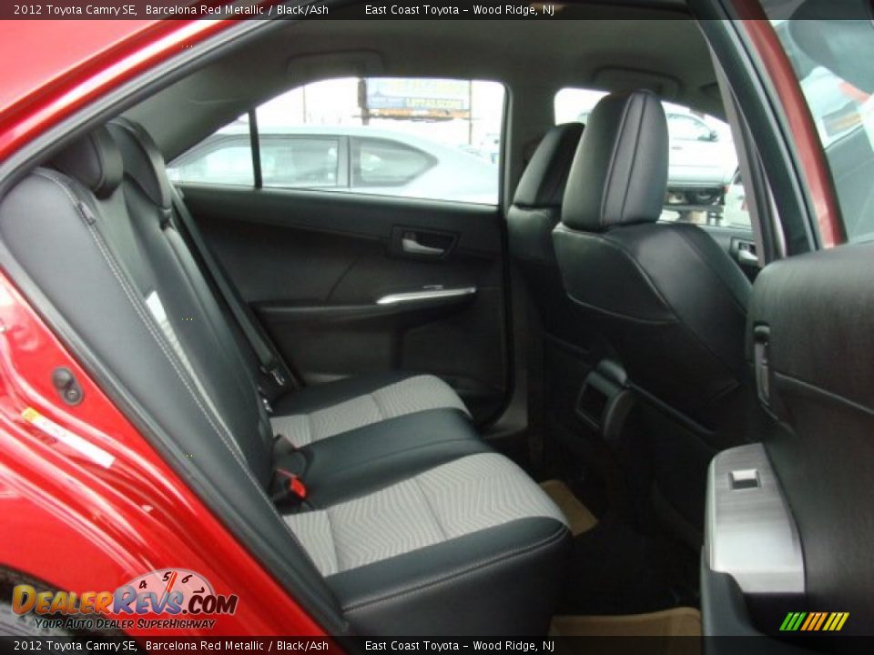 2012 Toyota Camry SE Barcelona Red Metallic / Black/Ash Photo #12