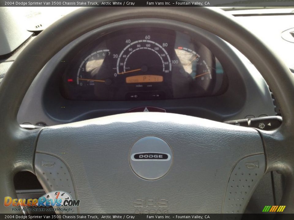 2004 Dodge Sprinter Van 3500 Chassis Stake Truck Steering Wheel Photo #9