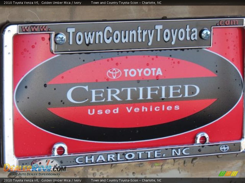 2010 Toyota Venza V6 Golden Umber Mica / Ivory Photo #35