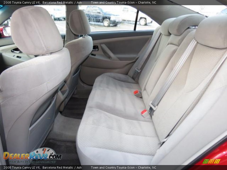 2008 Toyota Camry LE V6 Barcelona Red Metallic / Ash Photo #6