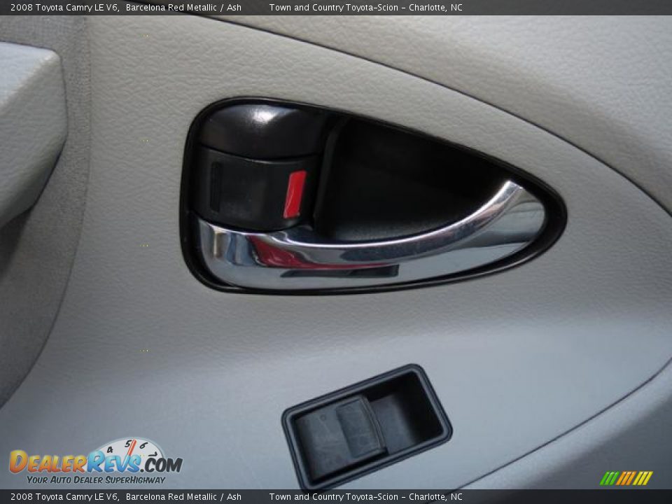 2008 Toyota Camry LE V6 Barcelona Red Metallic / Ash Photo #7