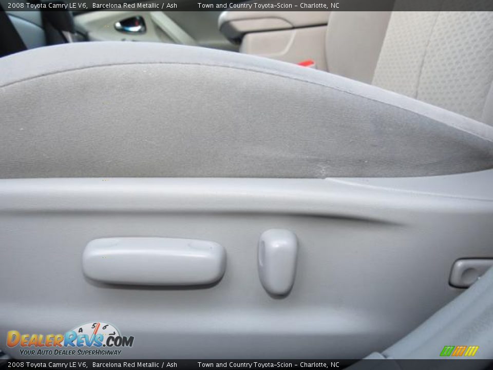 2008 Toyota Camry LE V6 Barcelona Red Metallic / Ash Photo #9