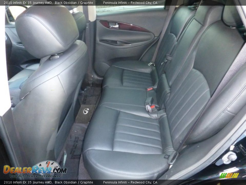 2010 Infiniti EX 35 Journey AWD Black Obsidian / Graphite Photo #15