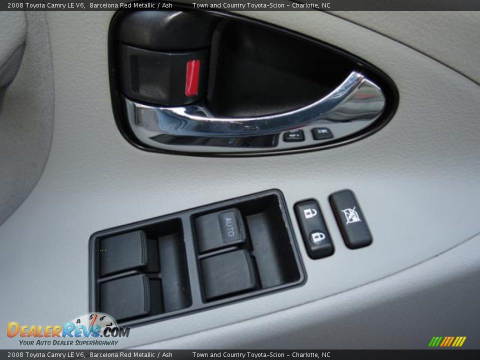 2008 Toyota Camry LE V6 Barcelona Red Metallic / Ash Photo #11