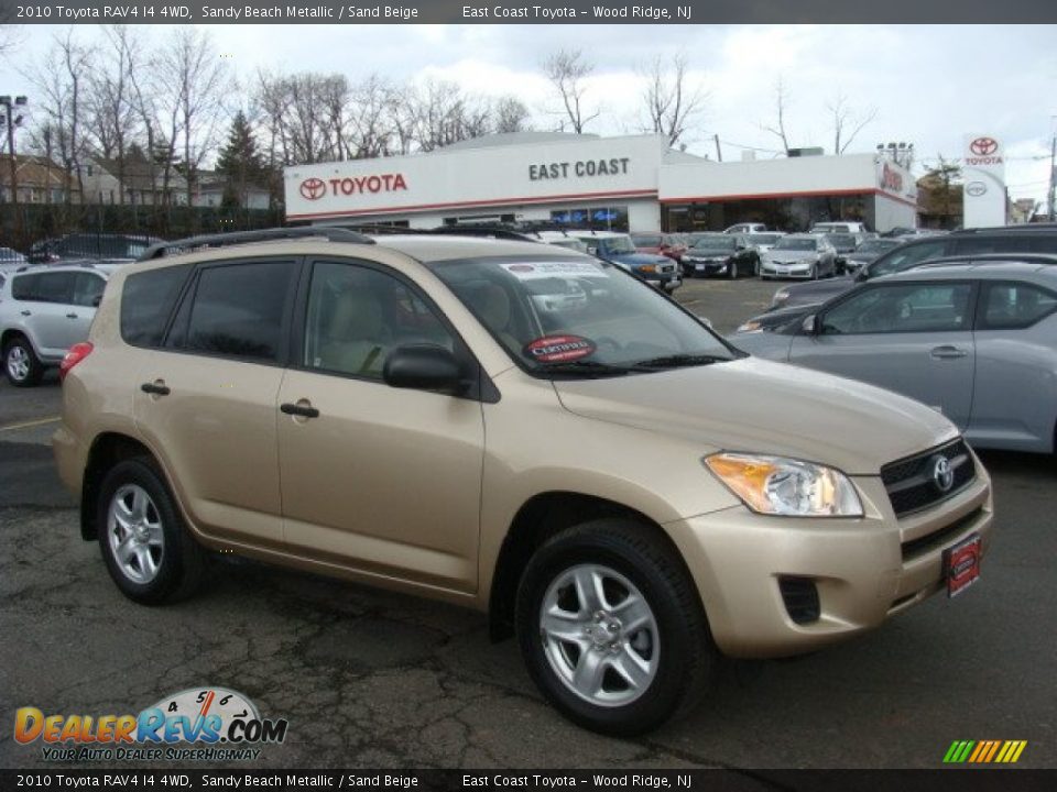 2010 Toyota RAV4 I4 4WD Sandy Beach Metallic / Sand Beige Photo #1