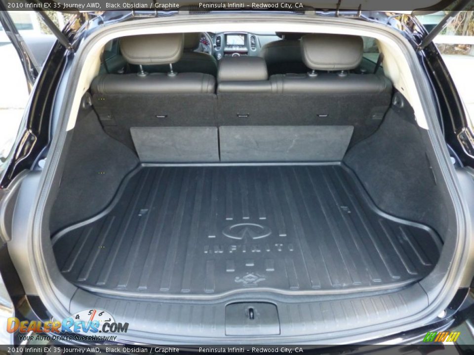 2010 Infiniti EX 35 Journey AWD Black Obsidian / Graphite Photo #16