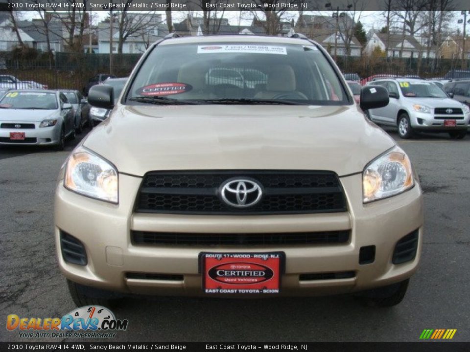 2010 Toyota RAV4 I4 4WD Sandy Beach Metallic / Sand Beige Photo #2