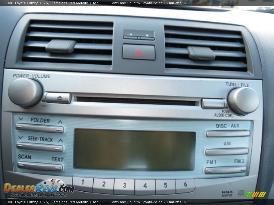 2008 Toyota Camry LE V6 Barcelona Red Metallic / Ash Photo #14