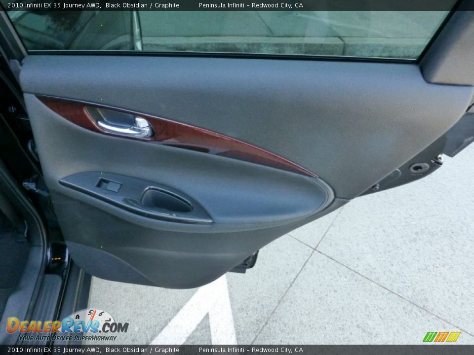 2010 Infiniti EX 35 Journey AWD Black Obsidian / Graphite Photo #17