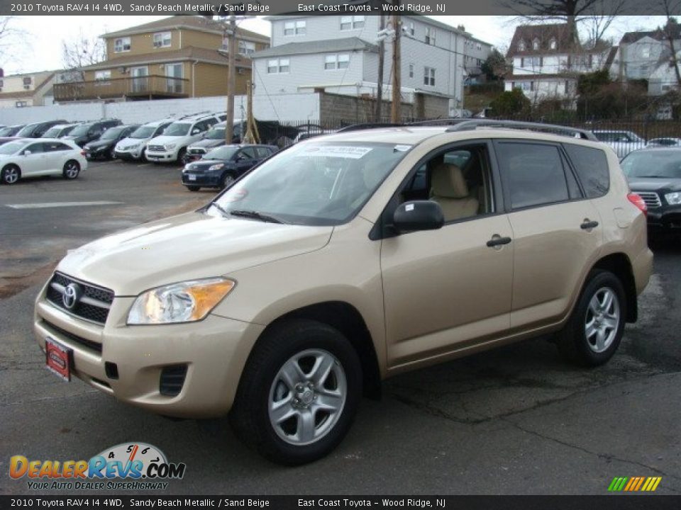 2010 Toyota RAV4 I4 4WD Sandy Beach Metallic / Sand Beige Photo #3