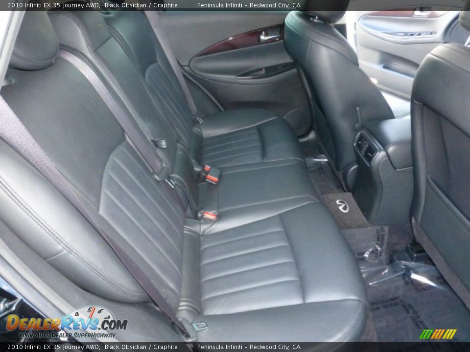 2010 Infiniti EX 35 Journey AWD Black Obsidian / Graphite Photo #18