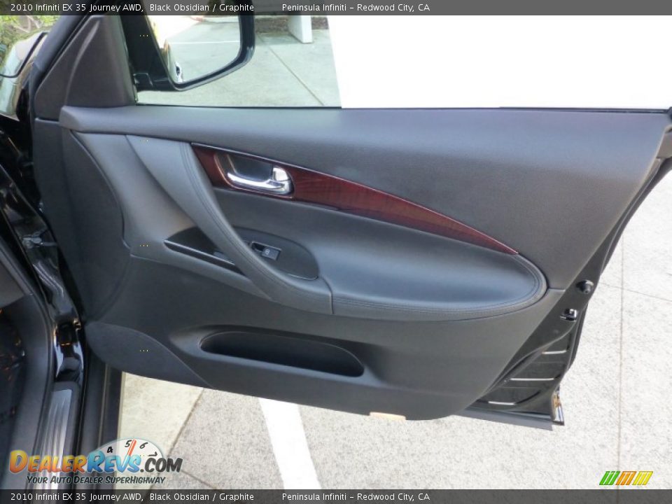 2010 Infiniti EX 35 Journey AWD Black Obsidian / Graphite Photo #19
