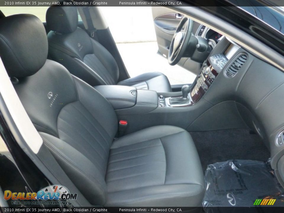 2010 Infiniti EX 35 Journey AWD Black Obsidian / Graphite Photo #20