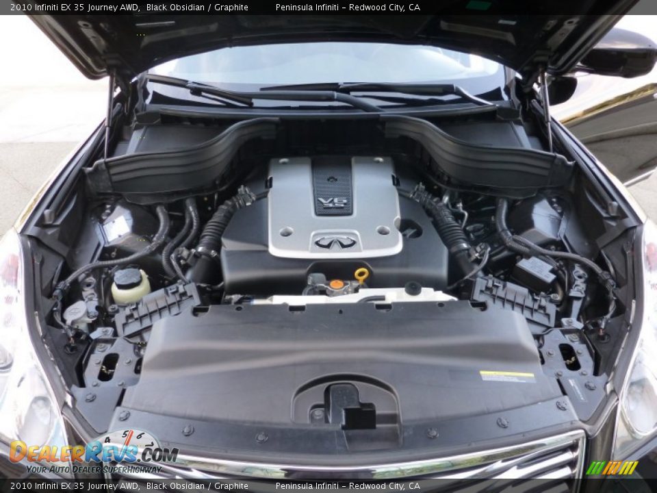 2010 Infiniti EX 35 Journey AWD Black Obsidian / Graphite Photo #21