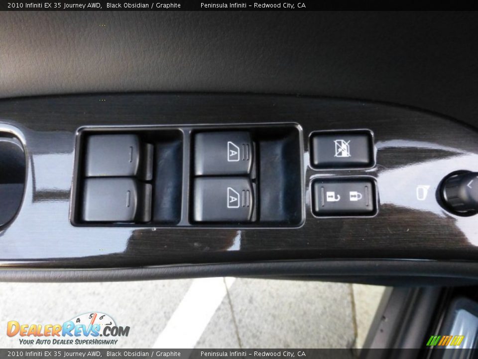 2010 Infiniti EX 35 Journey AWD Black Obsidian / Graphite Photo #22