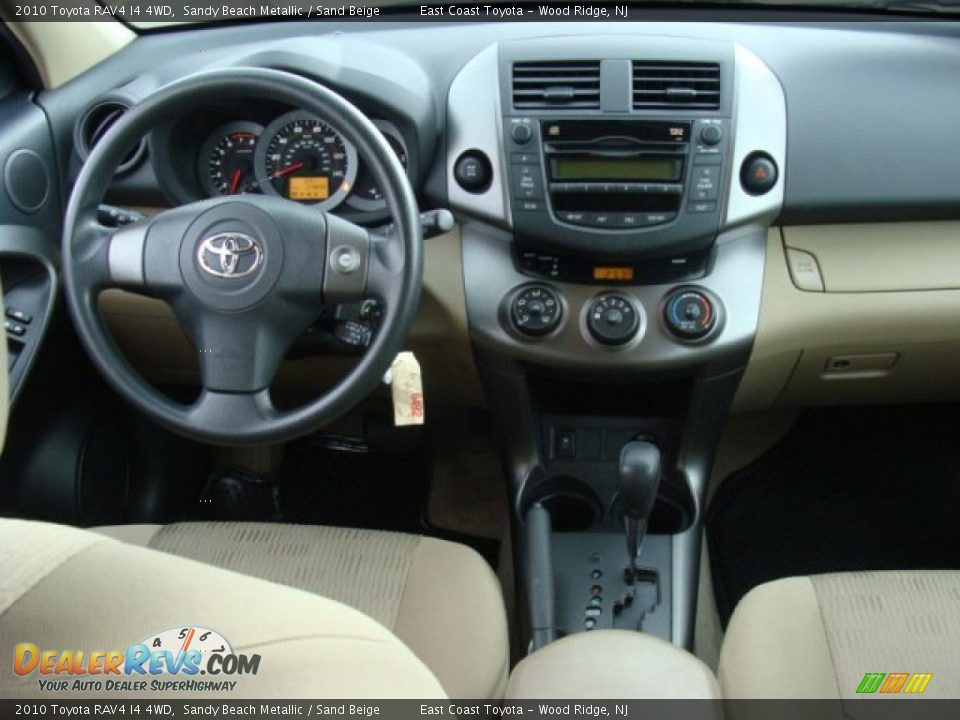 2010 Toyota RAV4 I4 4WD Sandy Beach Metallic / Sand Beige Photo #9