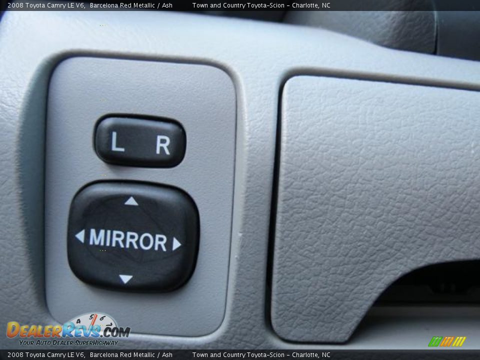 2008 Toyota Camry LE V6 Barcelona Red Metallic / Ash Photo #21