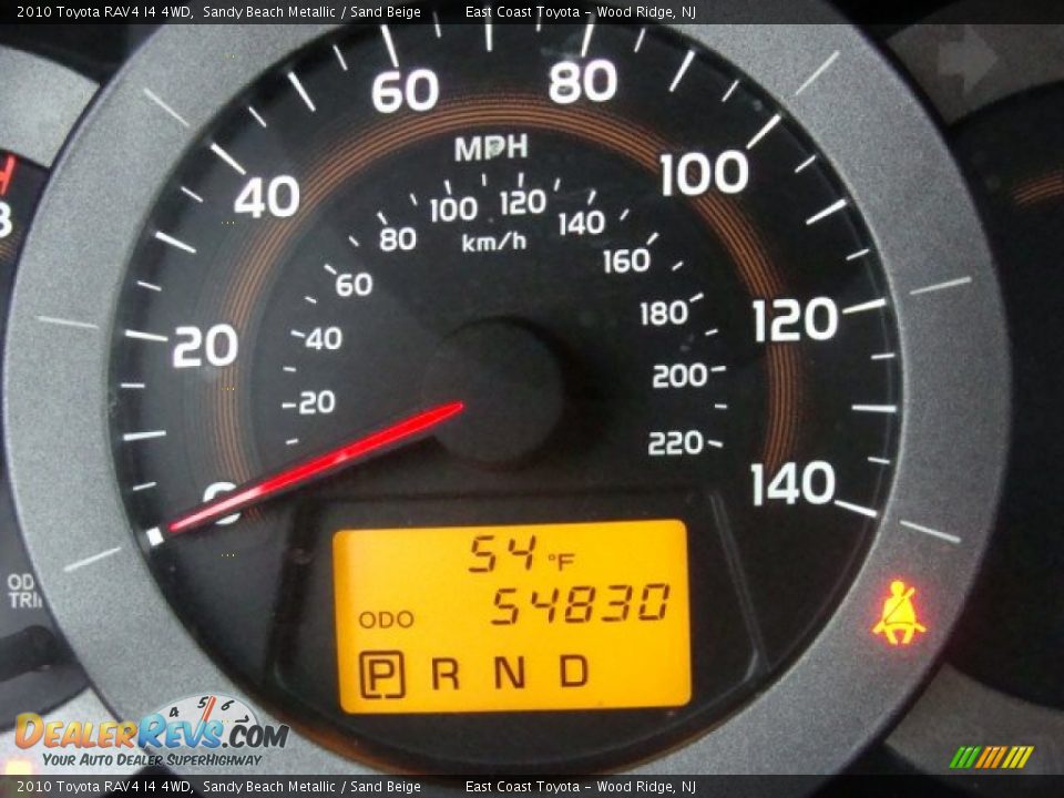 2010 Toyota RAV4 I4 4WD Sandy Beach Metallic / Sand Beige Photo #10