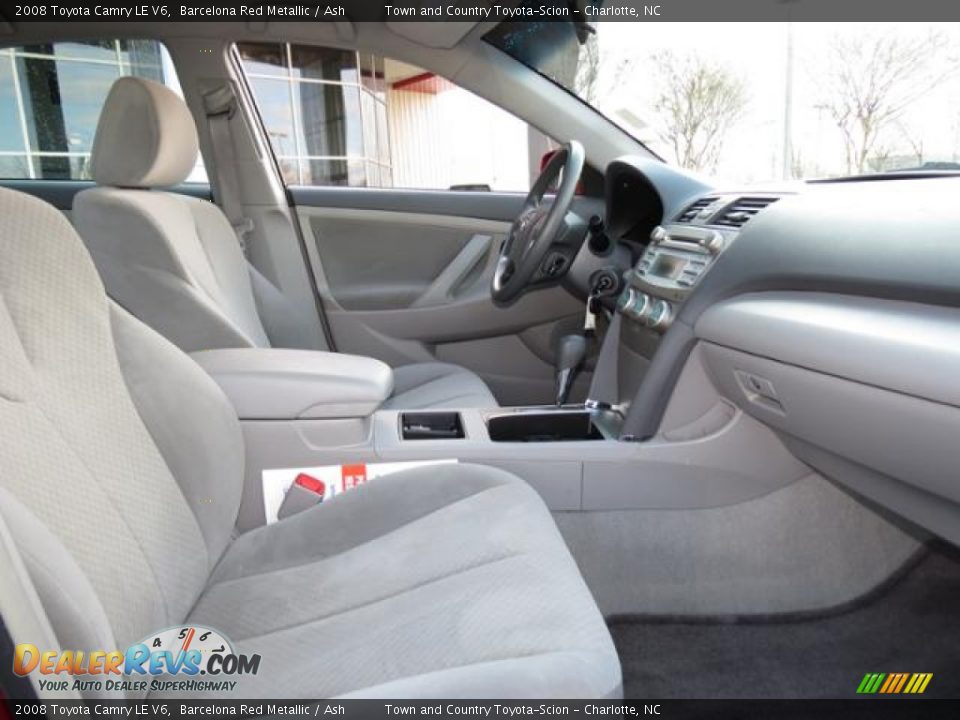 2008 Toyota Camry LE V6 Barcelona Red Metallic / Ash Photo #22