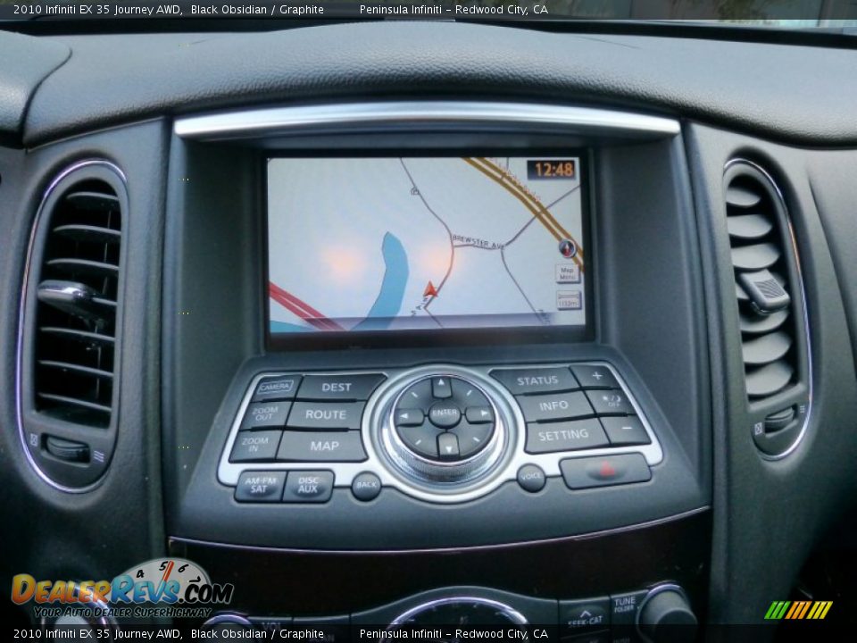 2010 Infiniti EX 35 Journey AWD Black Obsidian / Graphite Photo #24