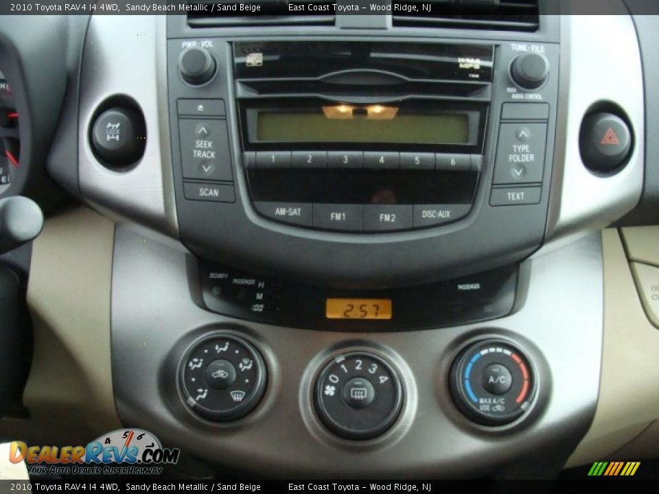2010 Toyota RAV4 I4 4WD Sandy Beach Metallic / Sand Beige Photo #11
