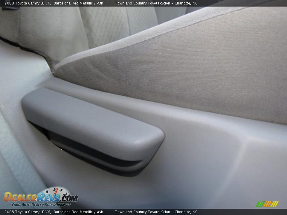 2008 Toyota Camry LE V6 Barcelona Red Metallic / Ash Photo #23