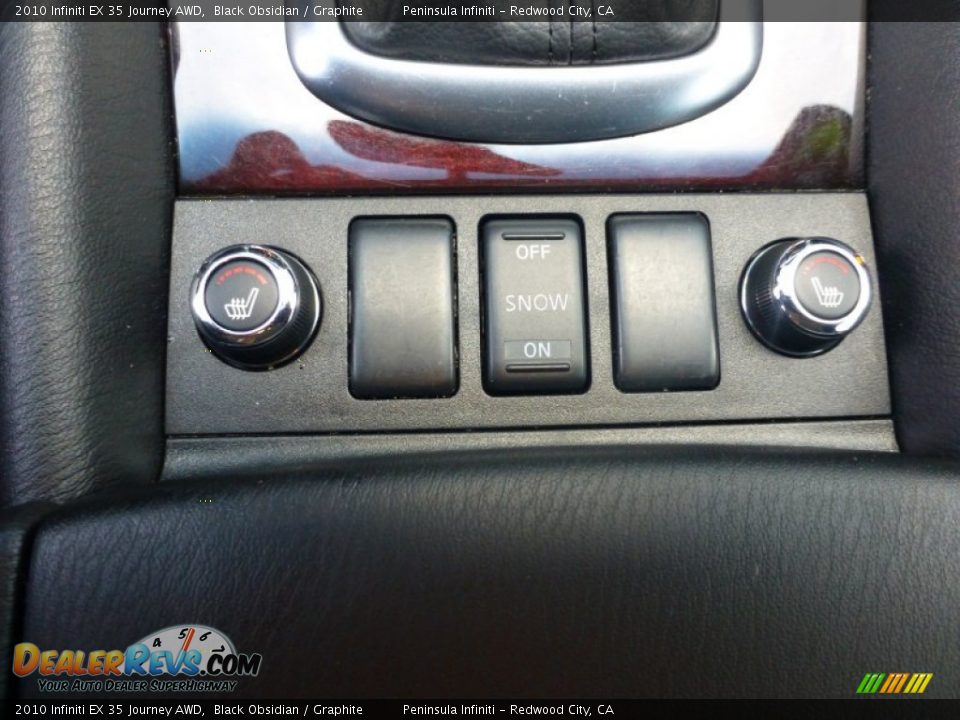 2010 Infiniti EX 35 Journey AWD Black Obsidian / Graphite Photo #25