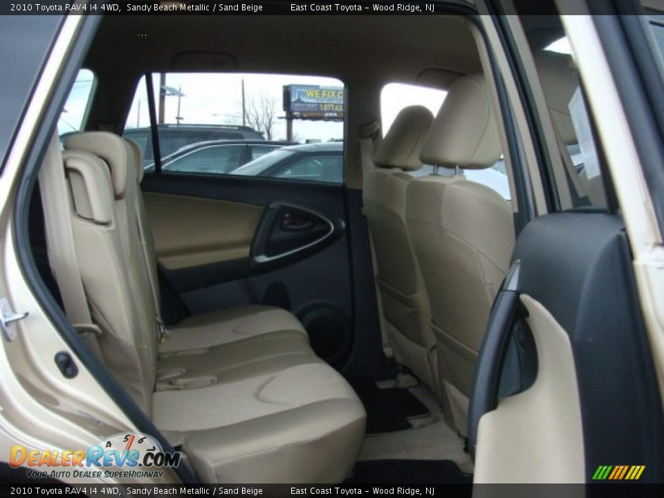 2010 Toyota RAV4 I4 4WD Sandy Beach Metallic / Sand Beige Photo #12