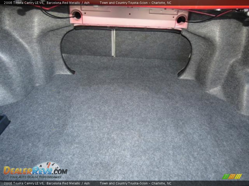 2008 Toyota Camry LE V6 Barcelona Red Metallic / Ash Photo #28