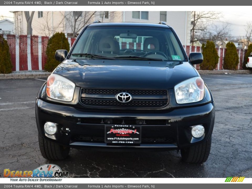 2004 Toyota RAV4 4WD Black / Dark Charcoal Photo #2