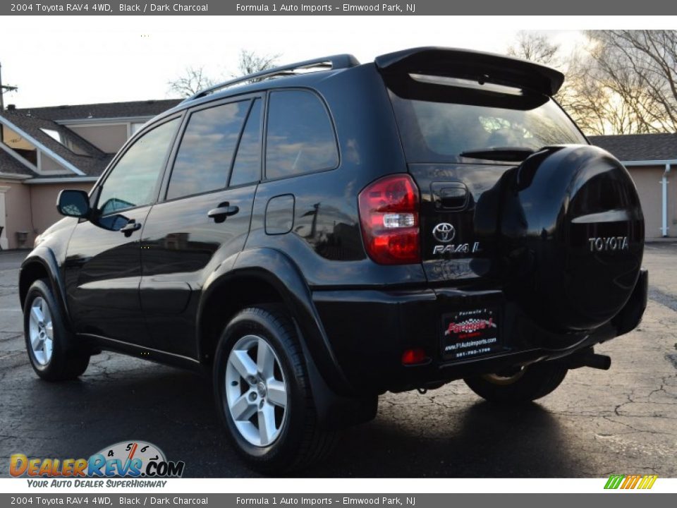 2004 Toyota RAV4 4WD Black / Dark Charcoal Photo #5