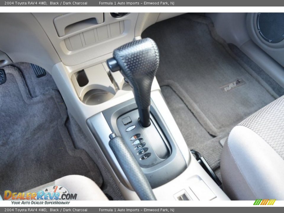 2004 Toyota RAV4 4WD Black / Dark Charcoal Photo #16